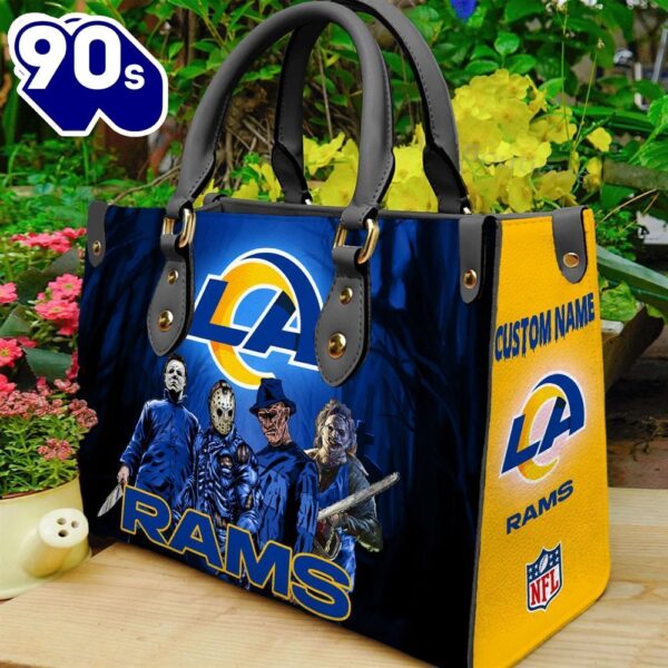 Los Angeles Rams NFL Halloween Women Leather Hand Bag