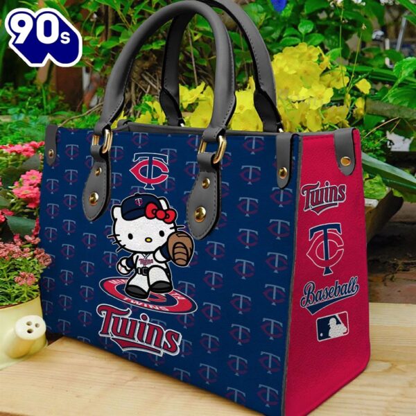 Minnesota Twins Kitty Women Leather Bag