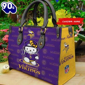 Minnesota Vikings Kitty Women Leather…