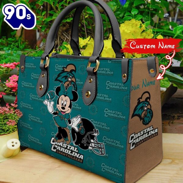 NCAA Coastal Carolina Chanticleers Minnie Women Leather Hand Bag