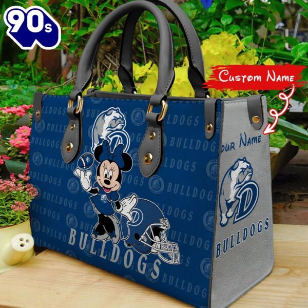 NCAA Drake Bulldogs Minnie Women Leather Hand Bag