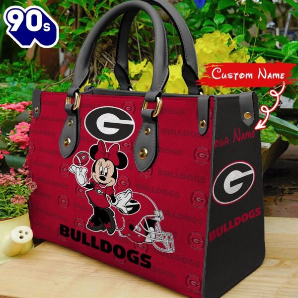 NCAA Georgia Bulldogs Minnie Women Leather Hand Bag