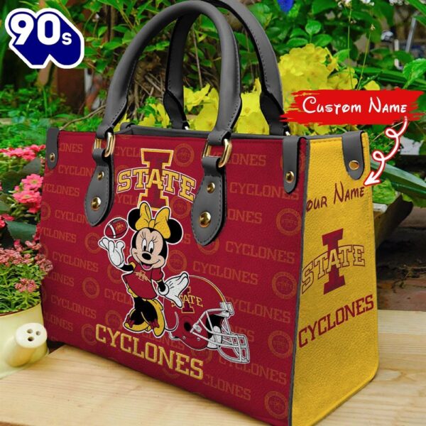 NCAA Iowa State Cyclones Minnie Women Leather Hand Bag