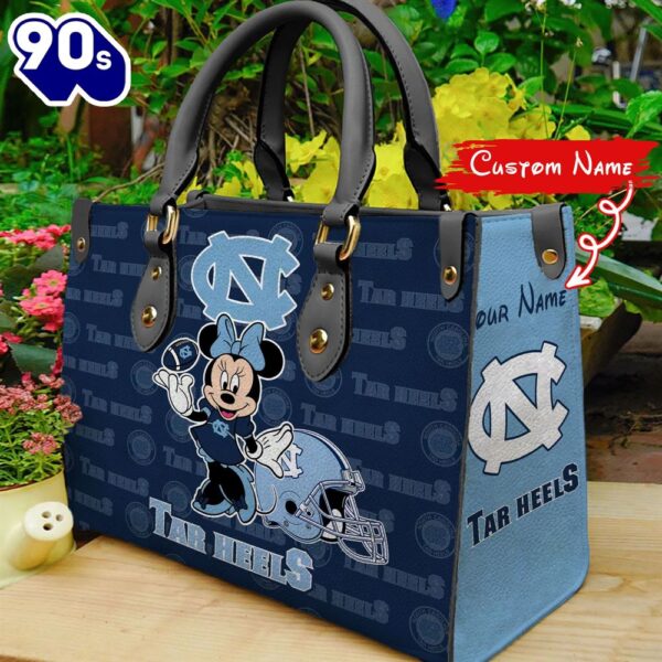 NCAA North Carolina Tar Heels Minnie Women Leather Hand Bag