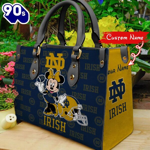 NCAA Notre Dame Fighting Irish Minnie Women Leather Hand Bag