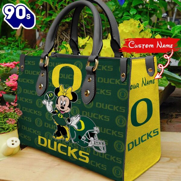 NCAA Oregon Ducks Minnie Women Leather Hand Bag