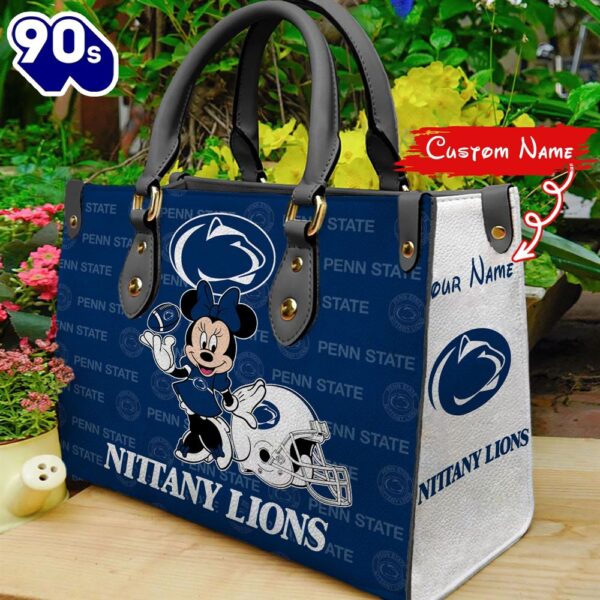 NCAA Penn State Nittany Lions Minnie Women Leather Hand Bag