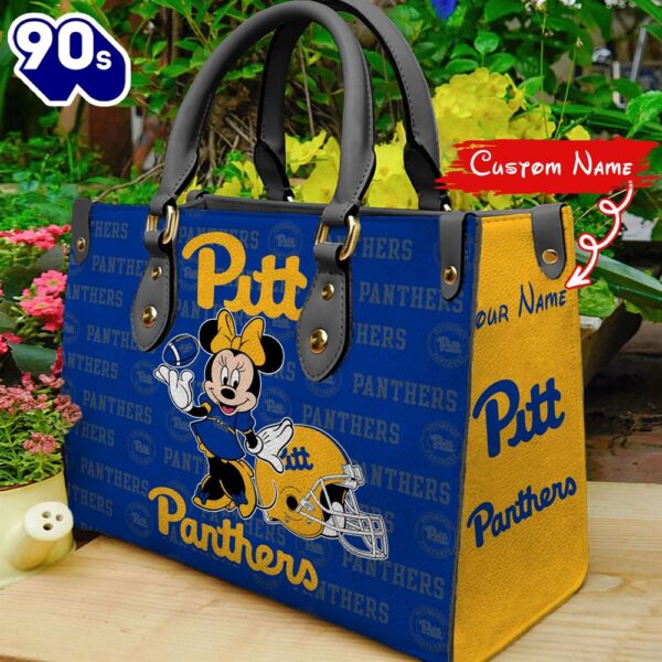 NCAA Pittsburgh Panthers Minnie Women Leather Hand Bag