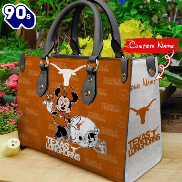 NCAA Texas Longhorns Minnie Women Leather Hand Bag