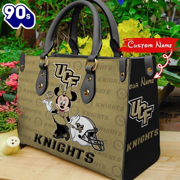 NCAA UCF Knights Minnie Women Leather Hand Bag