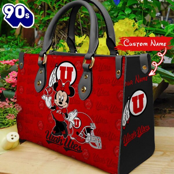 NCAA Utah Utes Minnie Women Leather Hand Bag