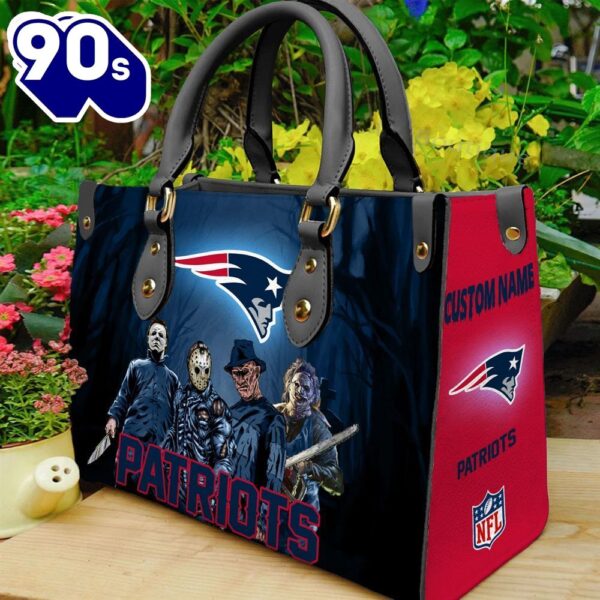 New England Patriots NFL Halloween Women Leather Hand Bag