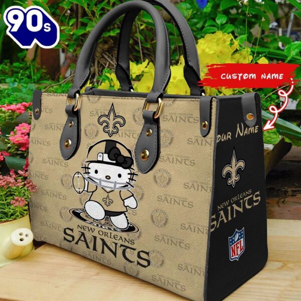 New Orleans Saints Kitty Women Leather Bag