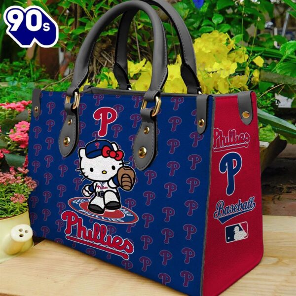 Philadelphia Phillies Kitty Women Leather Bag