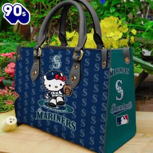 Seattle Mariners Kitty Women Leather…