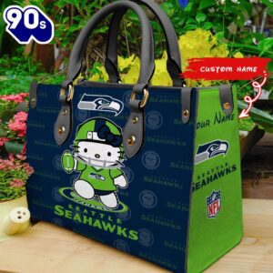 Seattle Seahawks Kitty Women Leather…