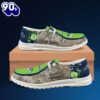 Seattle seahawks-NFL Camo Personalized Canvas Loafer Shoes