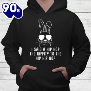 Sunglass Bunny Hip Hop Hippity Easter Shirt 4