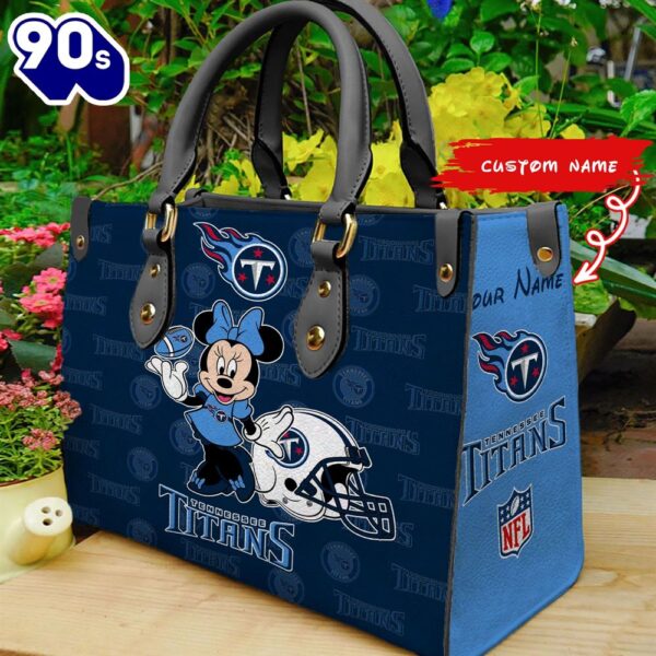 Tennessee Titans Minnie Women Leather Hand Bag