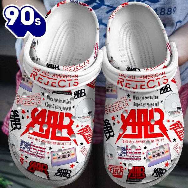 The All-American Rejects Music Crocs Crocband Clogs Shoes Comfortable For Men Women and Kids