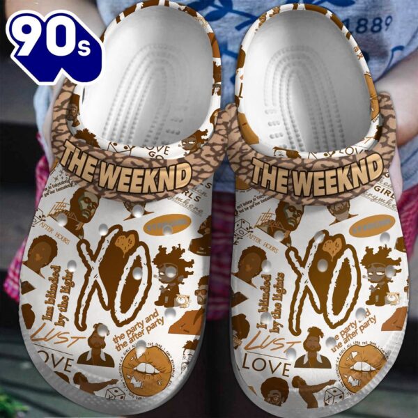The Weeknd Music Crocs Crocband Clogs Shoes Comfortable For Men Women and Kids