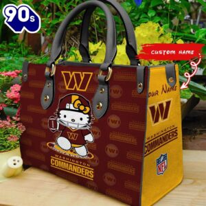 Washington Commanders Kitty Women Leather…