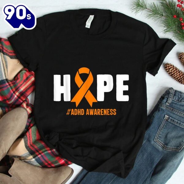 Adhd Awareness Ribbon Autism Awareness Day Shirt