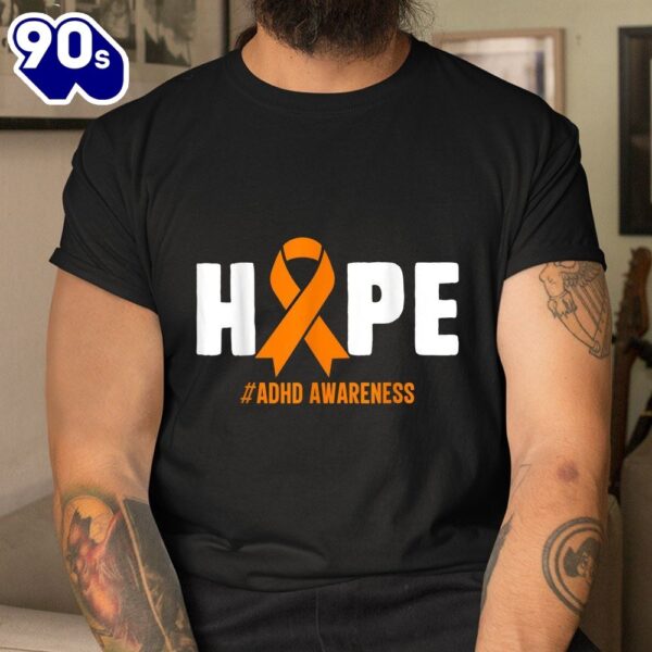 Adhd Awareness Ribbon Autism Awareness Day Shirt