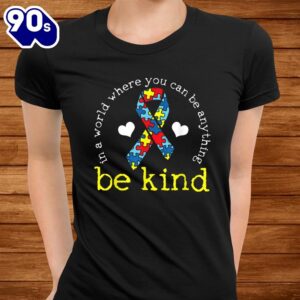 Autism Awareness Kindness Ribbon Heart Shirt 2