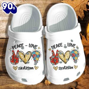 Autism Awareness Peace Love Autism…