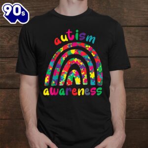 Autism Awareness Rainbows Classic Funny Shirt 1
