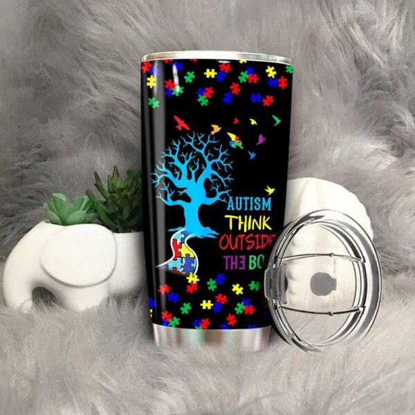 Autism Awareness Tumbler Cup Gift For Mom Dad Kids