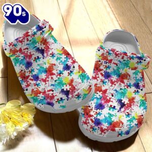 Autism Awareness Watercolor Shoes Snk105…