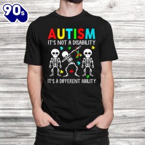 Autism It's Not A Disability Cute Autism Awareness Shirt 1