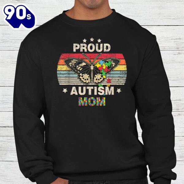 Autism Mom Proud Mom Awareness Month Mama Autistic Shirt