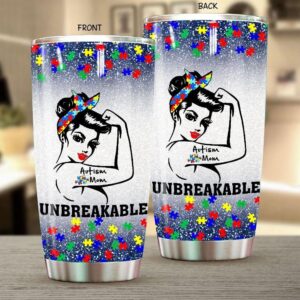 Autism Mom Tumbler Idea Unbreakable Autism Awareness Puzzle Tumbler Idea 2