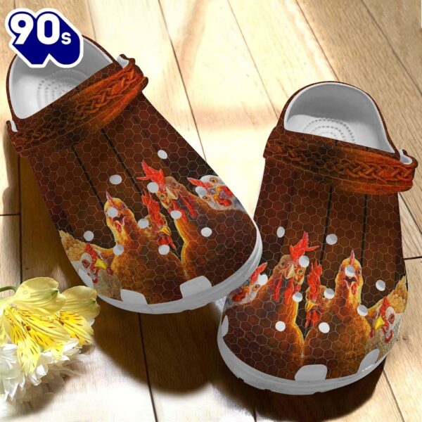 Barn Chicken Custom Mother Day Chickens Outdoor Mom Dad Clog Personalize Name