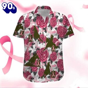 Barrel Racing Breast Cancer Awareness Hawaiian Shirt  For Men &amp Women  Adult