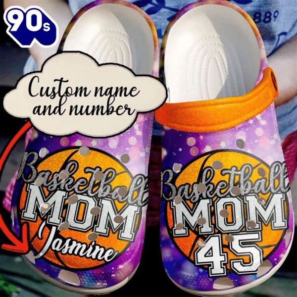Basketball Basketball Glowing Mom Shoes For Men And Women Personalized Clogs