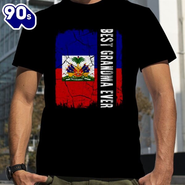 Best Haitian Grandma Ever Haiti Flag Mother’s Day shirt