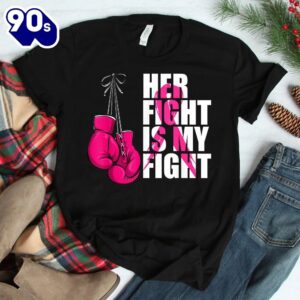 Breast Cancer Awareness Husband Support Squad Shirt 2