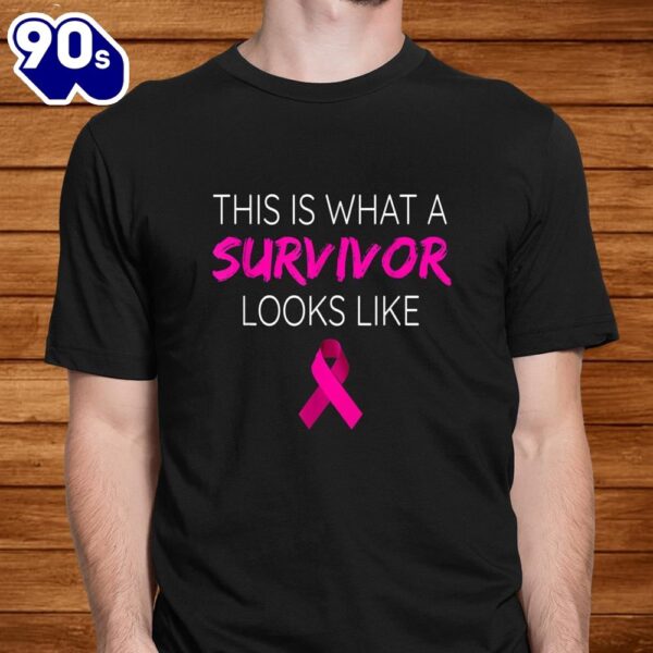 Breast Cancer Awareness Shirt Survivor Pink Ribbon Shirt