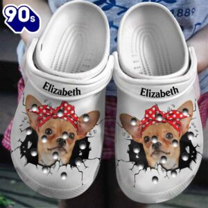 Chihuahua Mom Classic Personalized Clogs