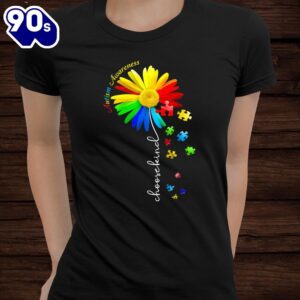 Choose Kind Autism Awareness Sunflower Mom Women Cute Shirt 1