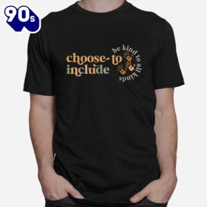 Choose To Include Special Education Teacher Autism Awareness Shirt 1