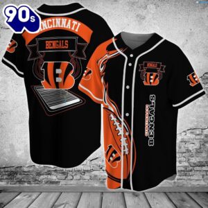 Cincinnati Bengals NFL Custom Baseball Jersey Shirt