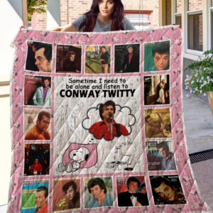 Conway Twitty Singer ,Conway Twitty Snoopy Thank You For The Memories 331 Gift Lover Blanket Mother Day Gift