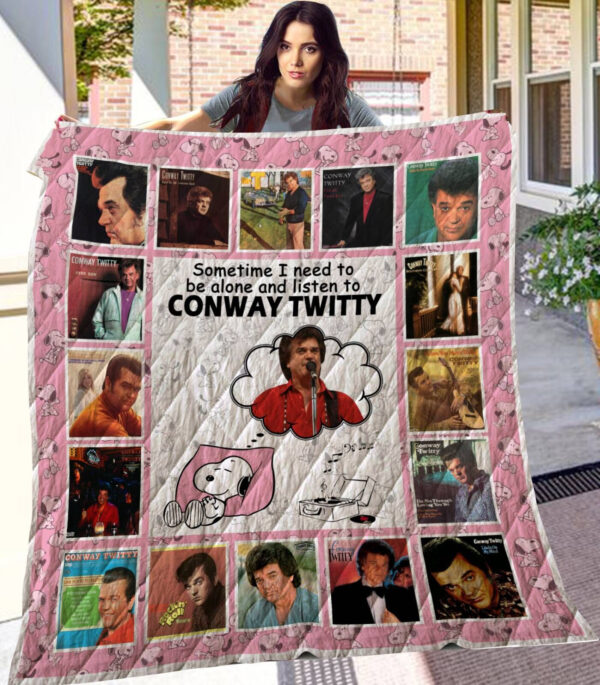 Conway Twitty Singer ,Conway Twitty Snoopy Thank You For The Memories 331 Gift Lover Blanket Mother Day Gift