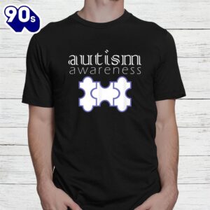Delicate Autism Awareness With Puzzle Shirt 1
