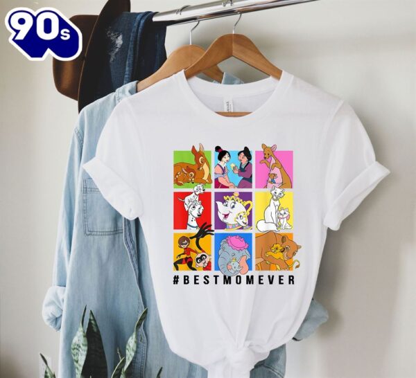 Disney Characters Best Mom Ever Shirt For T-shirt